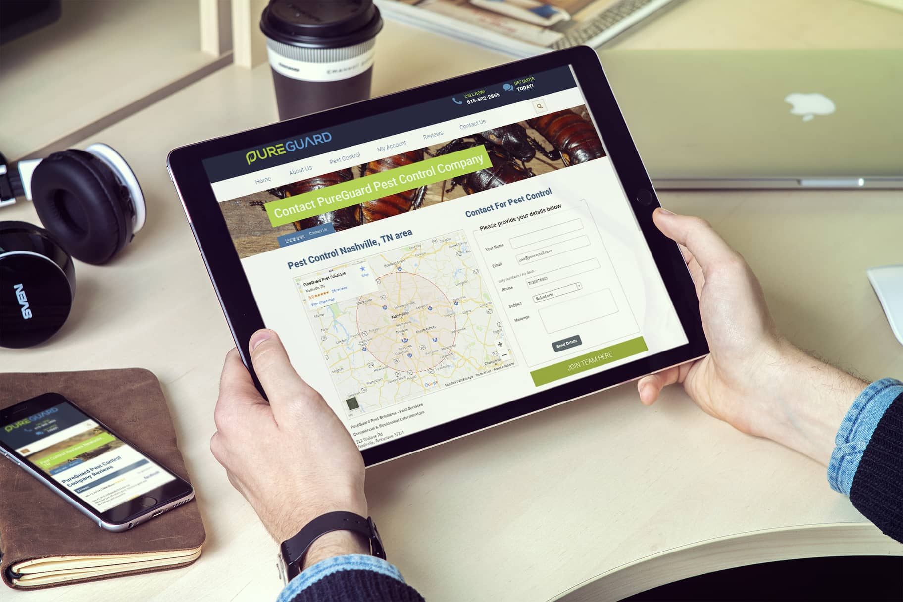 Contact PureGuard Pest Control Company Nashville, TN